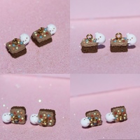 Molang brownie earrings - Thumbnail 2