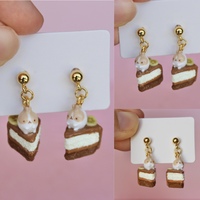 Molang banana cake earrings - Thumbnail 2