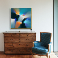 Aqua Aurora Art Print - Thumbnail 2