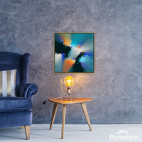 Aqua Aurora Art Print - Thumbnail 3