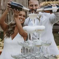 Sexy Wedding Dress, Backless Satin Wedding Gown Bridal Dress - Thumbnail 2