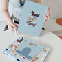 360° Rotating Leather Cover For iPad Pro New iPad Air Mini IPPC07-1