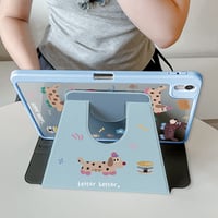 360° Rotating Leather Cover For iPad Pro New iPad Air Mini IPPC07 - Thumbnail 2