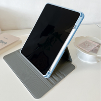 360° Rotating Leather Cover For iPad Pro New iPad Air Mini IPPC07 - Thumbnail 6