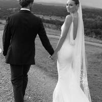 Sexy Wedding Dress, Mermaid Backless Satin Wedding Gown Bridal Dress - Thumbnail 2