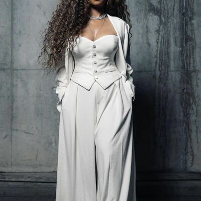 Unique wedding jumpsuit, african girl wedding jumpsuit bridal jumpsuit