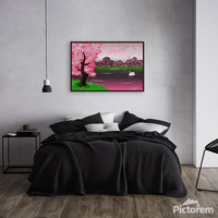 Cherry Blossom Serenity Art Print - Thumbnail 1