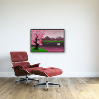 Cherry Blossom Serenity Art Print - Thumbnail 3