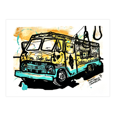 Vintage ice cream truck