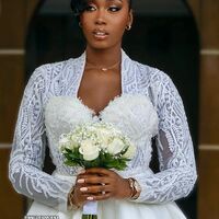Ball Gown Wedding Dress,  African Girl Wedding Dress Bridal Gown - Thumbnail 1