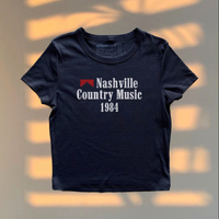 Free Shipping-"NASHVILLE COUNTRY MUSIC BABY 1984 TEE - Thumbnail 1