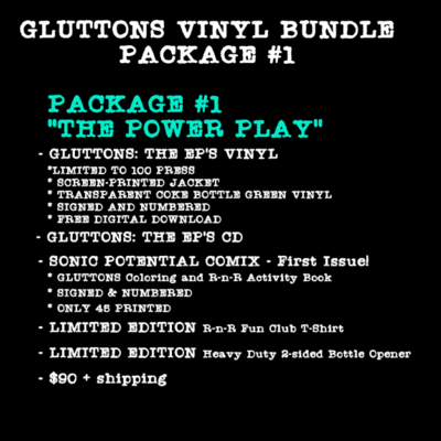 Gluttons: the ep's vinyl bundle #1 - the power play