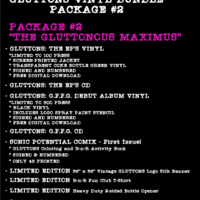 GLUTTONS: THE EP's Vinyl Bundle #2 - THE GLUTTONOUS MAXIMUS - Thumbnail 1