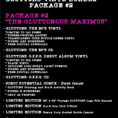 Gluttons: the ep's vinyl bundle #2 - the gluttonous maximus