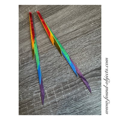 “marsha” multi-strip earrings