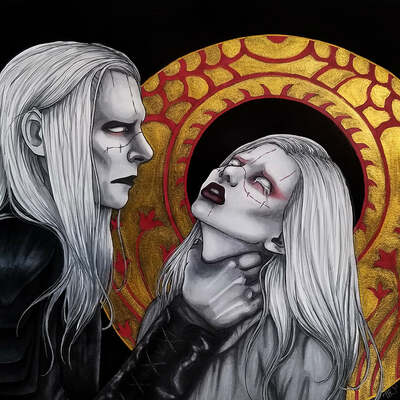 "if you cannot command, then you must obey" - original artwork