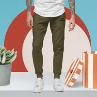 PME Fashion basic black letters Unisex fleece sweatpants - Thumbnail 4