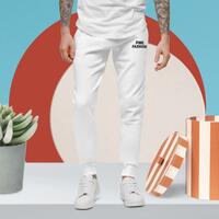 PME Fashion basic black letters Unisex fleece sweatpants - Thumbnail 6