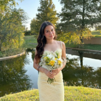Elegant Pastel Yellow Lace Prom Dress,Long Evening Dress  - Thumbnail 1