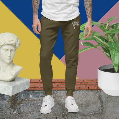 PME Fashion white flag Unisex fleece sweatpants