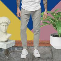 PME Fashion white flag Unisex fleece sweatpants - Thumbnail 2