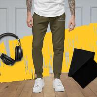 PME Fashion white arch Unisex fleece sweatpants - Thumbnail 4