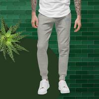 PME Fashion grey flag Unisex fleece sweatpants - Thumbnail 2