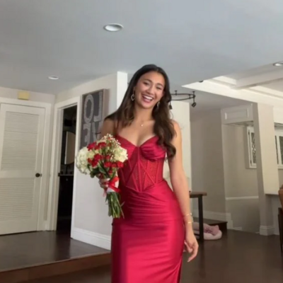 Mermaid red long formal evening dress with lace up