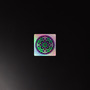 Ficto Romantic Holographic Mandala stickers-1