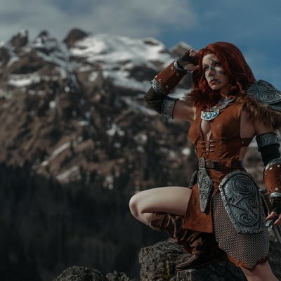 Aela winter a - a4 print
