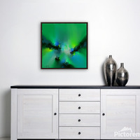 Emerald Dreamscape Abstract Art Print - Thumbnail 3