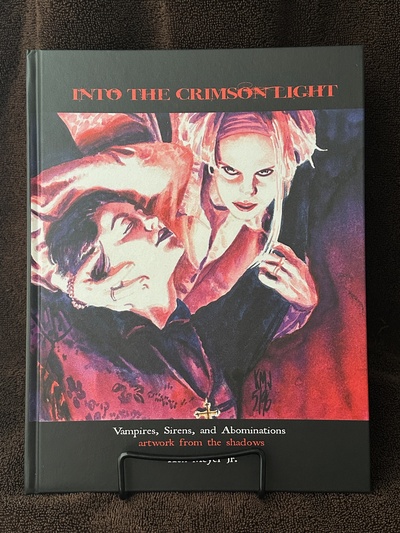 Hardback Into the Crimson Light (my art book)