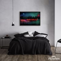 The Wicked City Digital Cityscape Art Print - Thumbnail 2