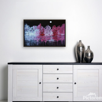 There's a lake on venus art print