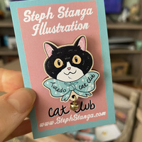 Cat Club Wooden Pins - Thumbnail 2