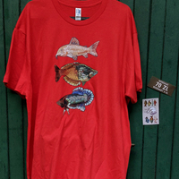 T-shirt: Fish RED - Thumbnail 1