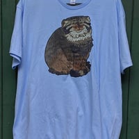 T-shirt: Pallas's cat BLUE - Thumbnail 1