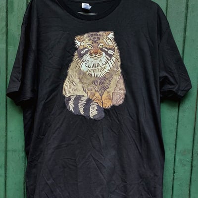 T-shirt: pallas's cat black