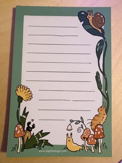 Forest Floor Eco-Friendly Notepad