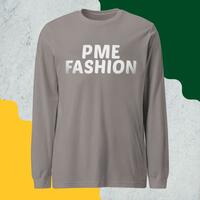 PME Fashion basic white letters Unisex Long Sleeve Tee - Thumbnail 8