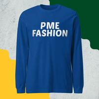 PME Fashion basic white letters Unisex Long Sleeve Tee - Thumbnail 9