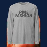 PME Fashion basic black letters Unisex Long Sleeve Tee - Thumbnail 1