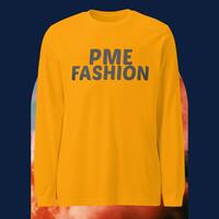 PME Fashion basic black letters Unisex Long Sleeve Tee - Thumbnail 3