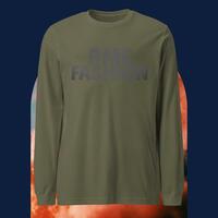 PME Fashion basic black letters Unisex Long Sleeve Tee - Thumbnail 5