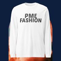 PME Fashion basic black letters Unisex Long Sleeve Tee - Thumbnail 10