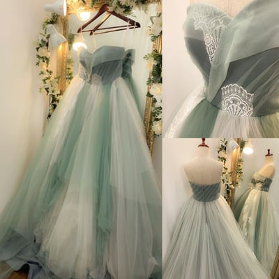 Forest wedding dresses bridal gown tulle