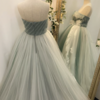 Forest Wedding Dresses Bridal Gown Tulle - Thumbnail 3