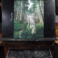 "Sasquatch Country" Original acrylic painting by N.E.Thompson, artwork size 11x14 inches - Thumbnail 8