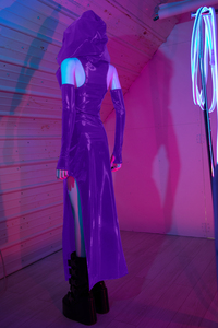 OOAK Defense Mechanism Dress - Purple - Thumbnail 2