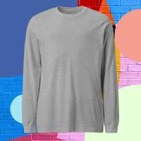 PME Fashion grey flag Unisex Long Sleeve Tee - Thumbnail 1